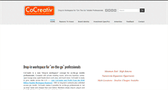 Desktop Screenshot of cocreativ.net